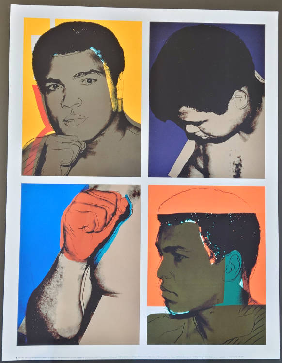 Muhammed Ali Andy Warhol Sealed buy Canvas Print (16x12)