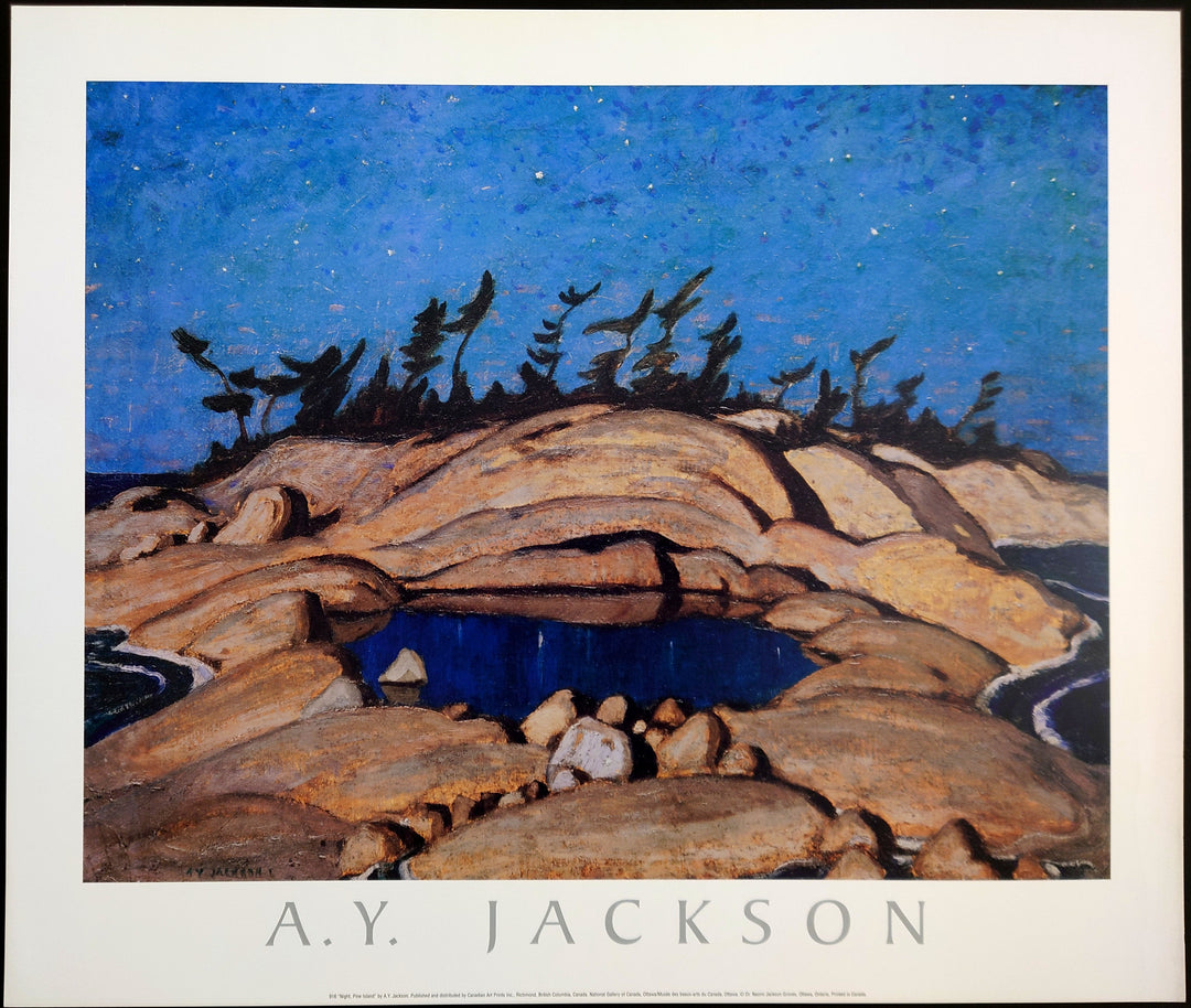 A.Y. Jackson - Night, Pine Island