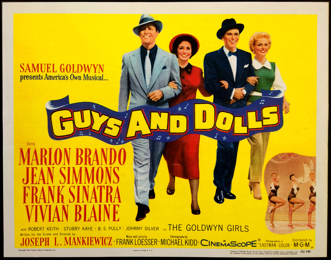 MGM 1955 Lobby Card - Guys and Dolls