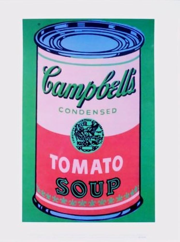 Andy Warhol - Colored Campbell's Soup Can, 1965 (Green & Red)