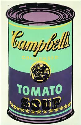 Andy Warhol - Colored Campbell's Soup Can, 1965 (Green & Purple)