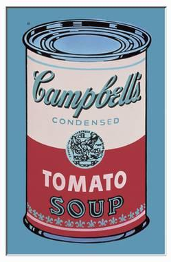Andy Warhol - Colored Campbell's Soup Can, 1965 (Pink & Red)