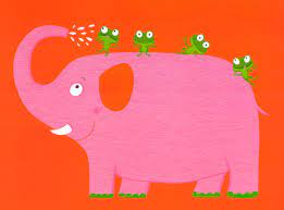 Choux, Nathalie - The Elephant and the Frogs