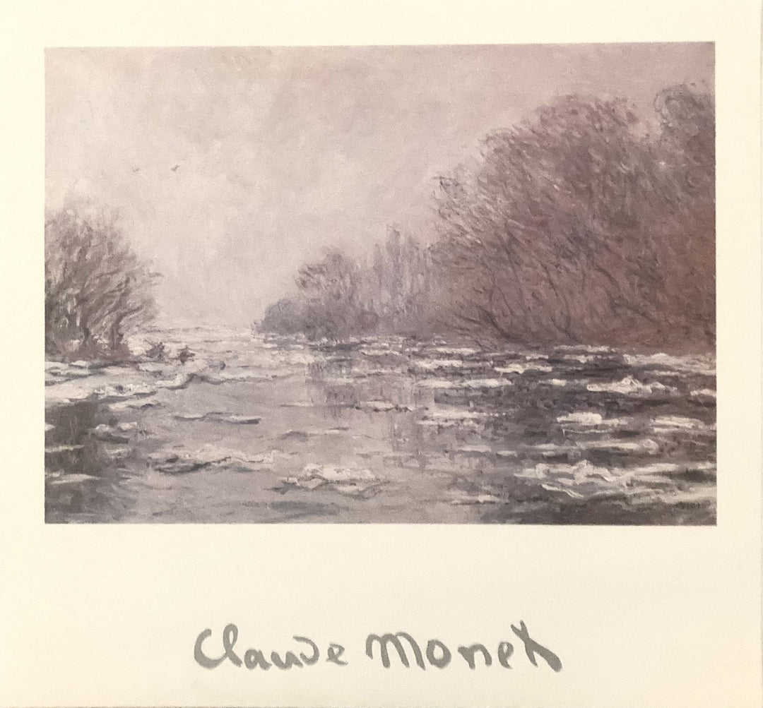 Claude Monet - River Thawing