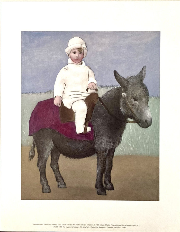 Picasso, Pablo - Paolo on a Donkey