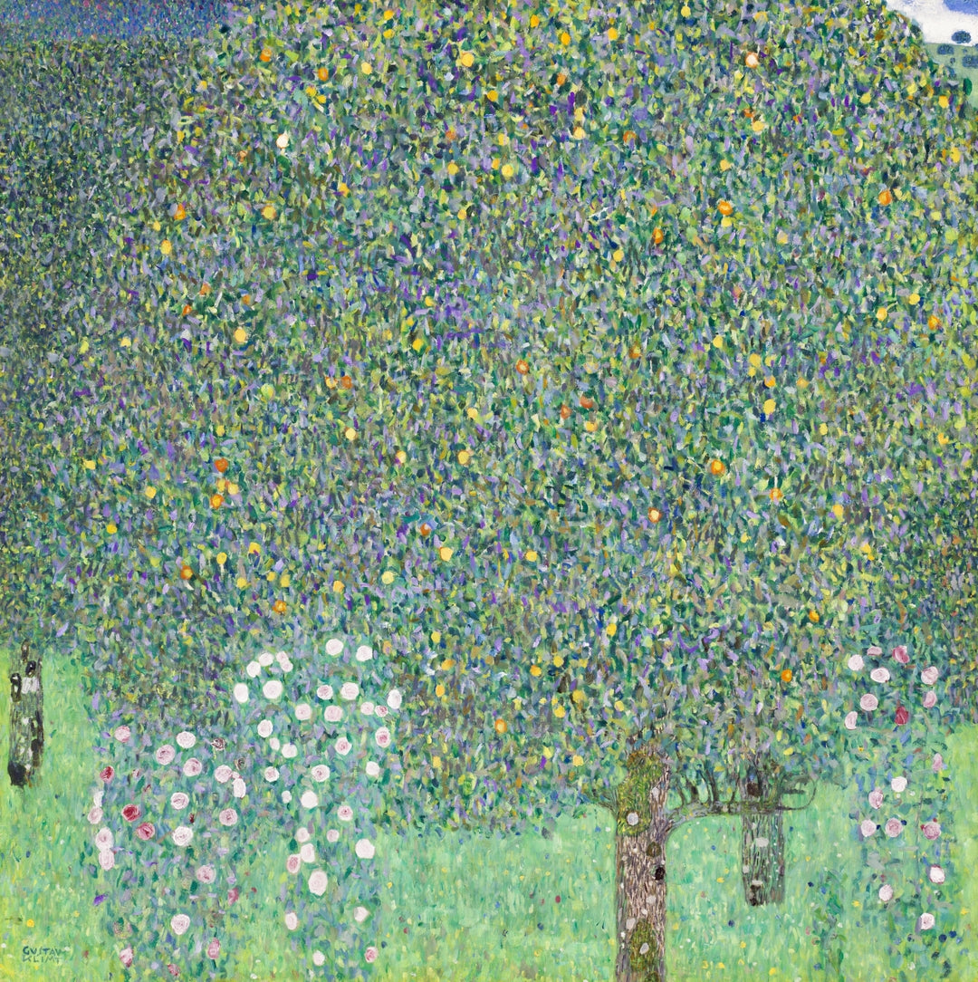 Gustav Klimt - Rosebushes Under The Trees