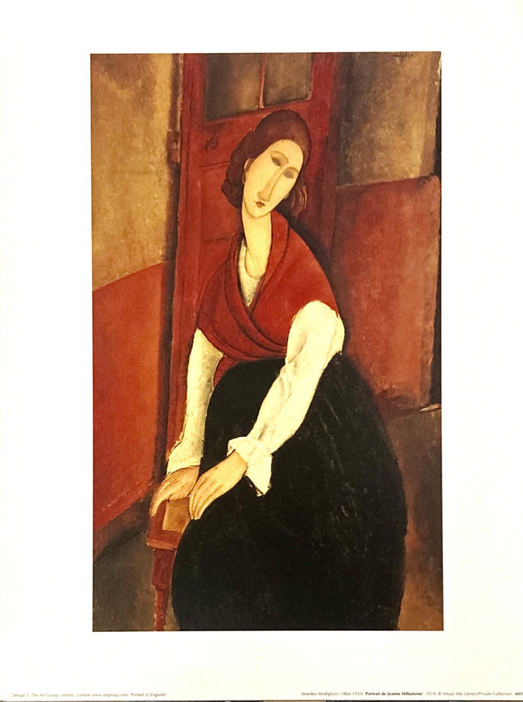 Modigliani, Amedeo - Portrait of Jeanne Hebuterne