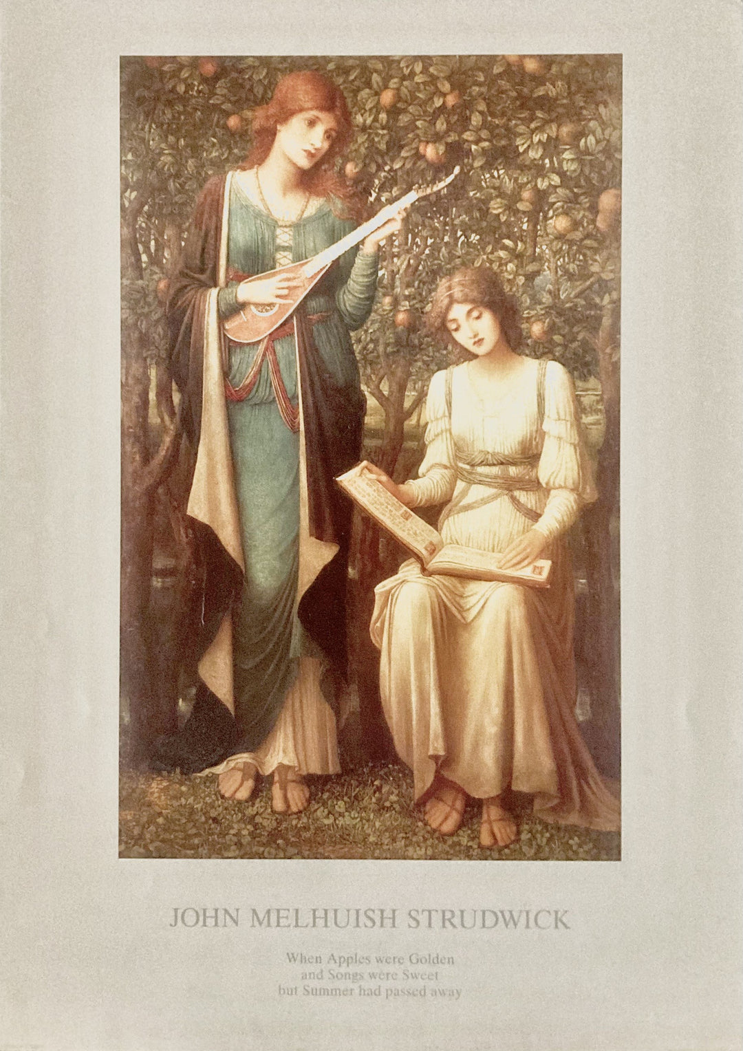 John Melhuish Strudwick - Apples..Golden..Summer