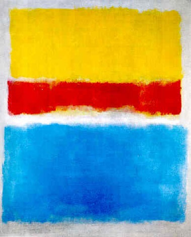 Mark Rothko - UNTITLED (Yellow, Red and Blue)