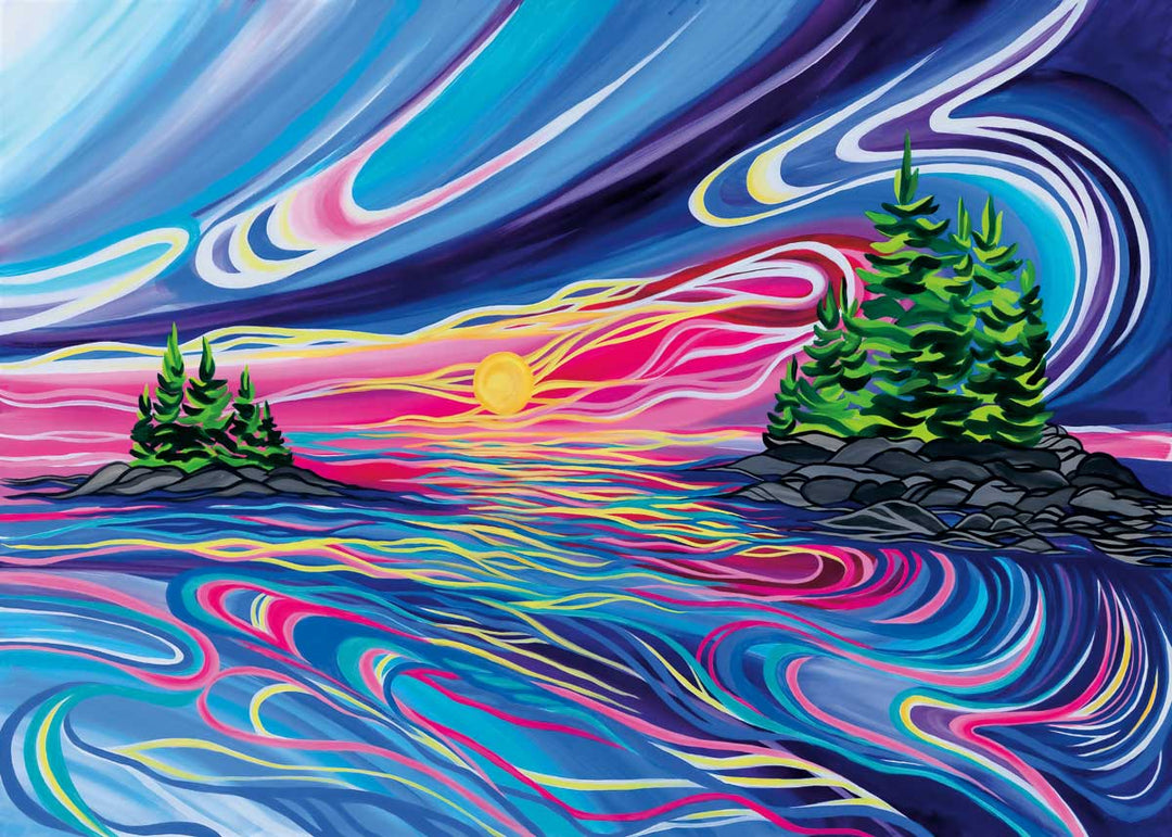 Shawna Boulette Grapentine - Reflect & Grow with Love (Canvas)
