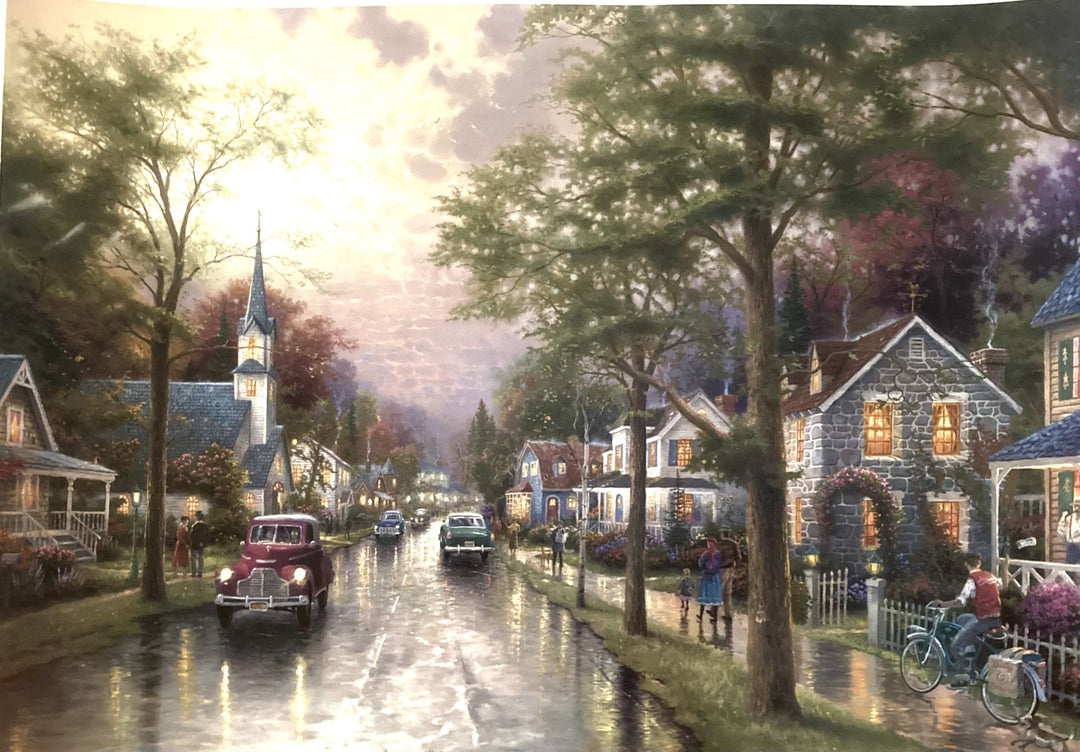 Thomas Kinkade - Rainy Day