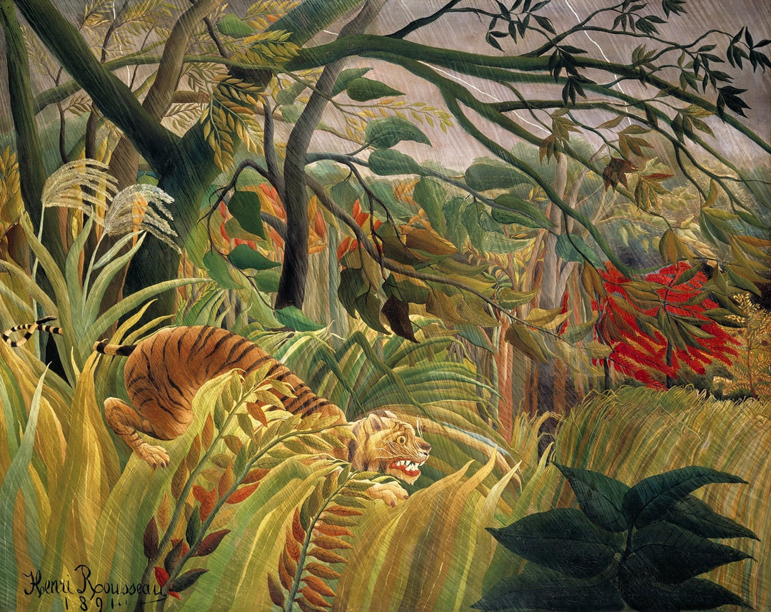 Henri Rousseau - Tiger in a Tropical Storm