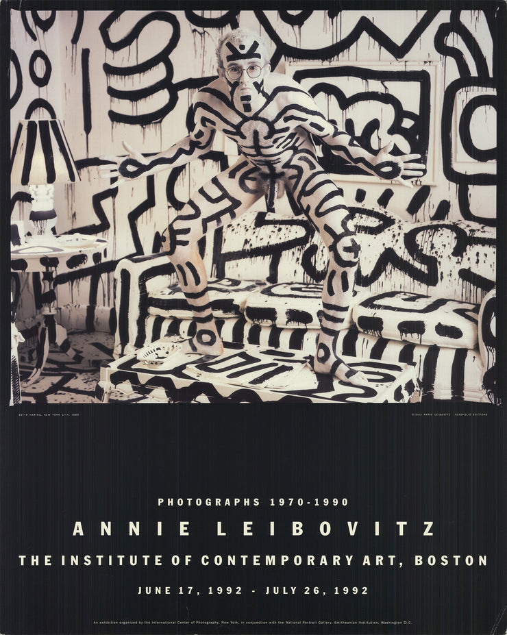 Annie Leibovitz "Keith Haring, New York City, 1986"