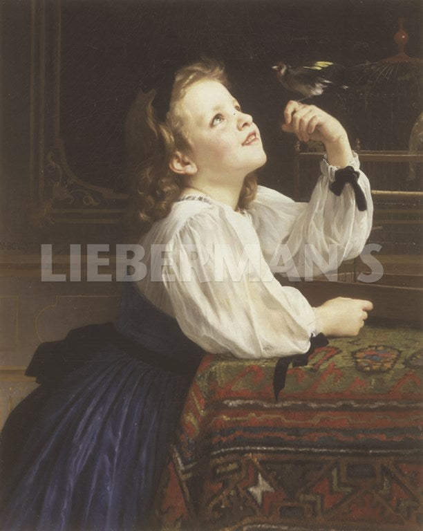 William Bouguereau - The Bird Lesson
