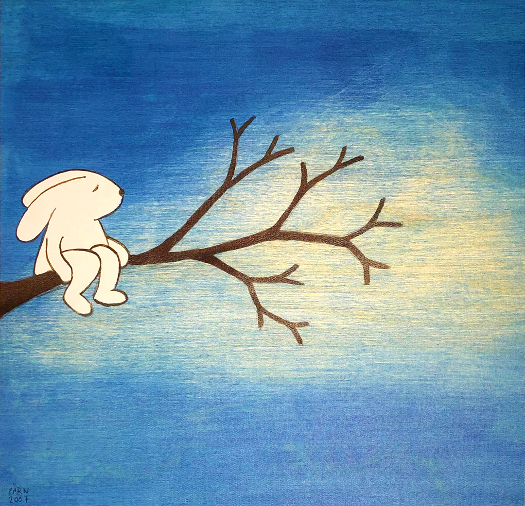 Kristiana Pärn "Follow Your Heart: On Top of a Tree" (canvas)