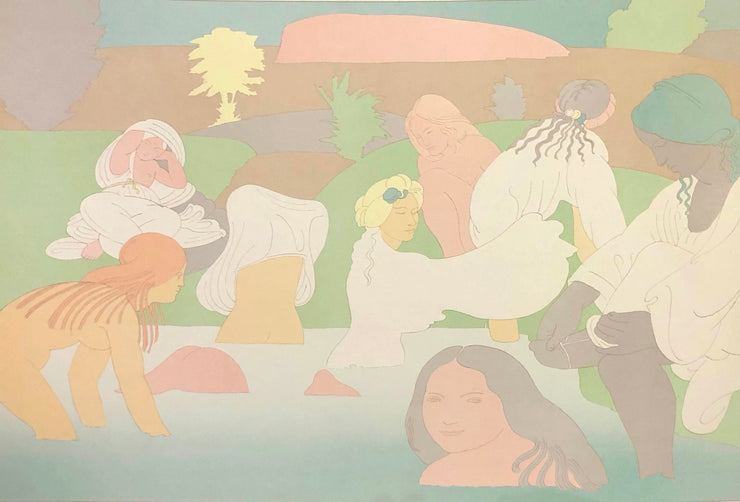 Milton Glaser "The Bathers at the Brera" (rare)