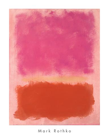 Magenta and red on a pink background.