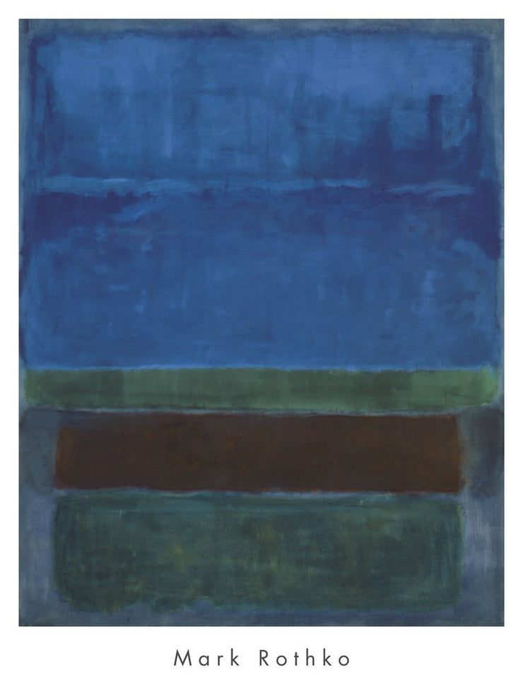 Mark Rothko - UNTITLED, 1952 (Blue, Green, and Brown)