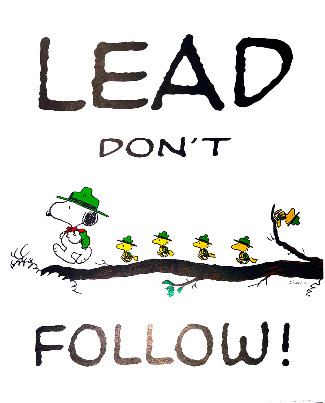 Charles M. Schulz - Lead Don't Follow