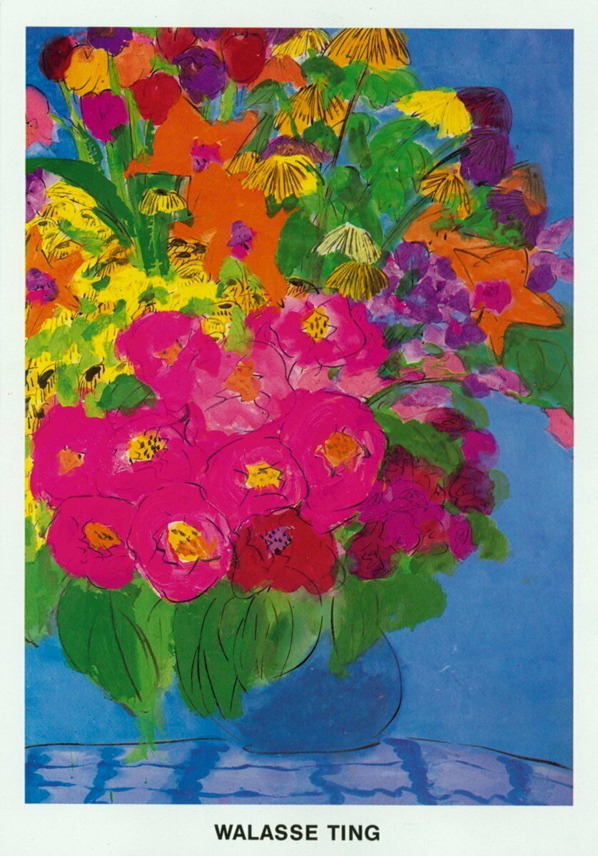 Walasse Ting - Flowers