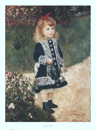 Pierre-Auguste Renoir - A Girl with a Watering Can (Fillette a la Arrosoir)
