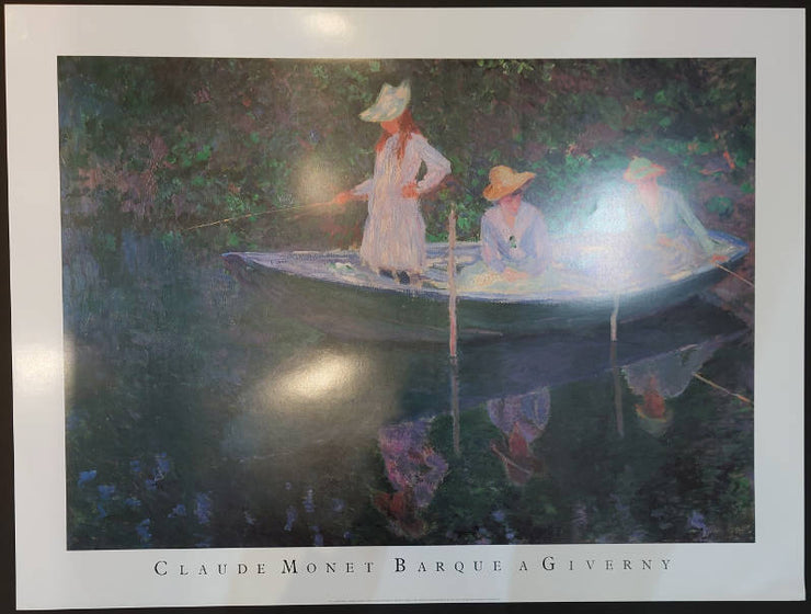 Claude Monet - Barque a Giverny
