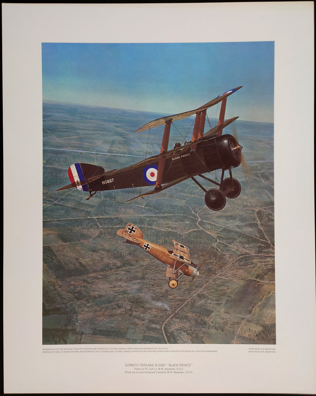 R.W. Bradford - Sopwith Triplane N-5487 "Black Prince"