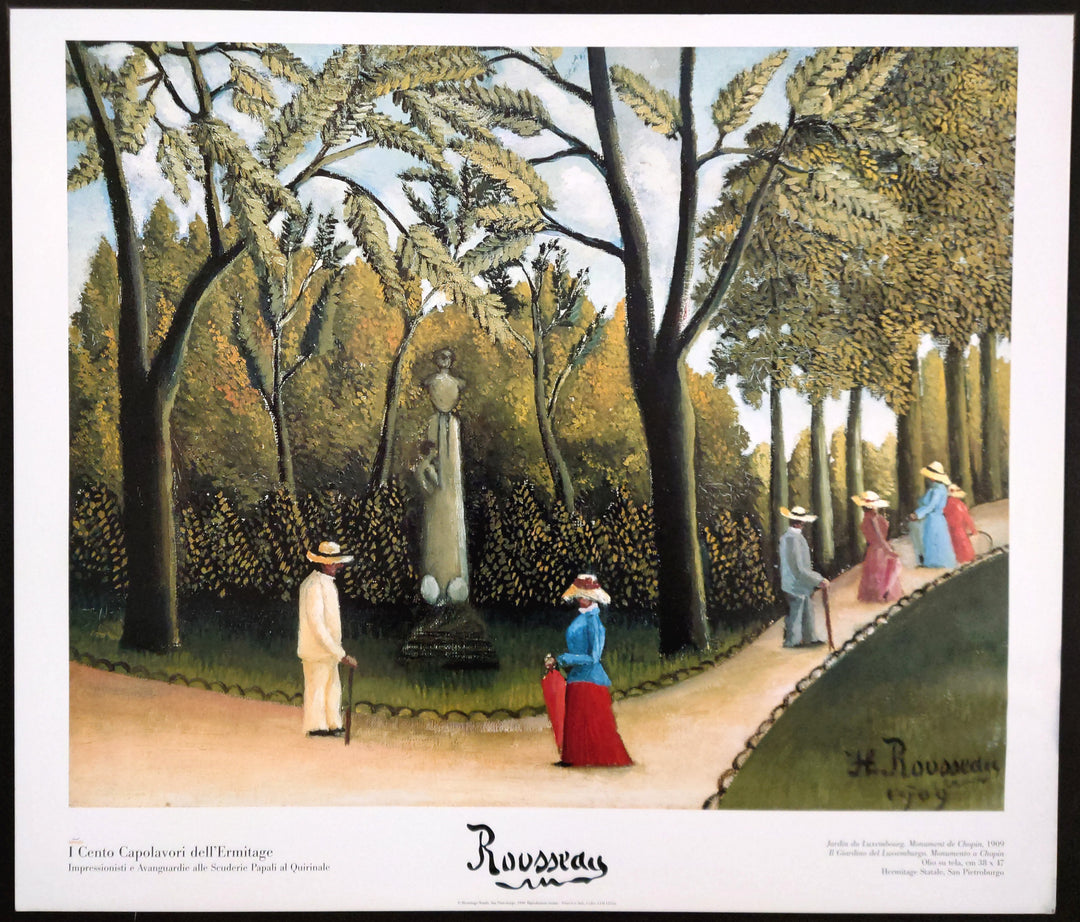 Henri Rousseau - Monument to Chopin, 1909 (Mounument de Chopin, 1909)