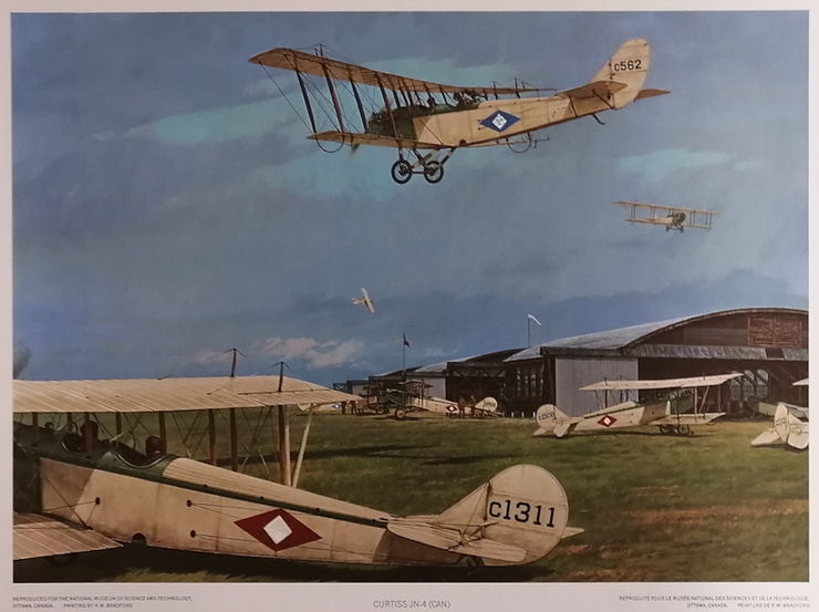 R.W. Bradford - Curtiss JN-4