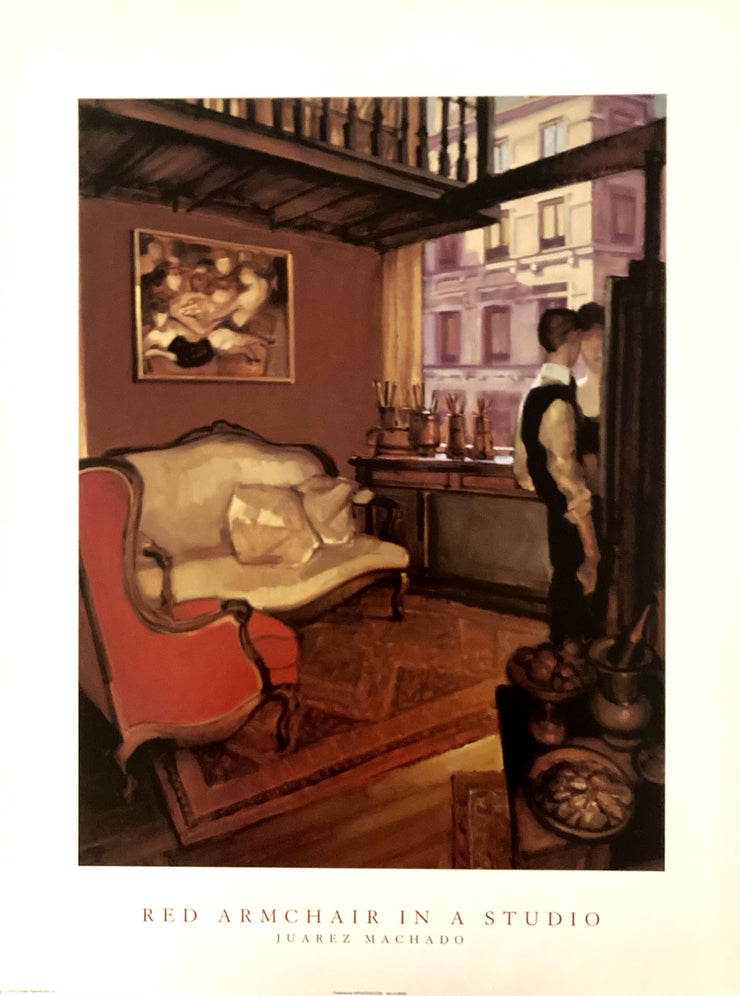 Machado, Juarez - Red Armchair in a Studio