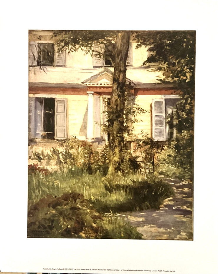 Manet, Edouard - Villa at Rueill