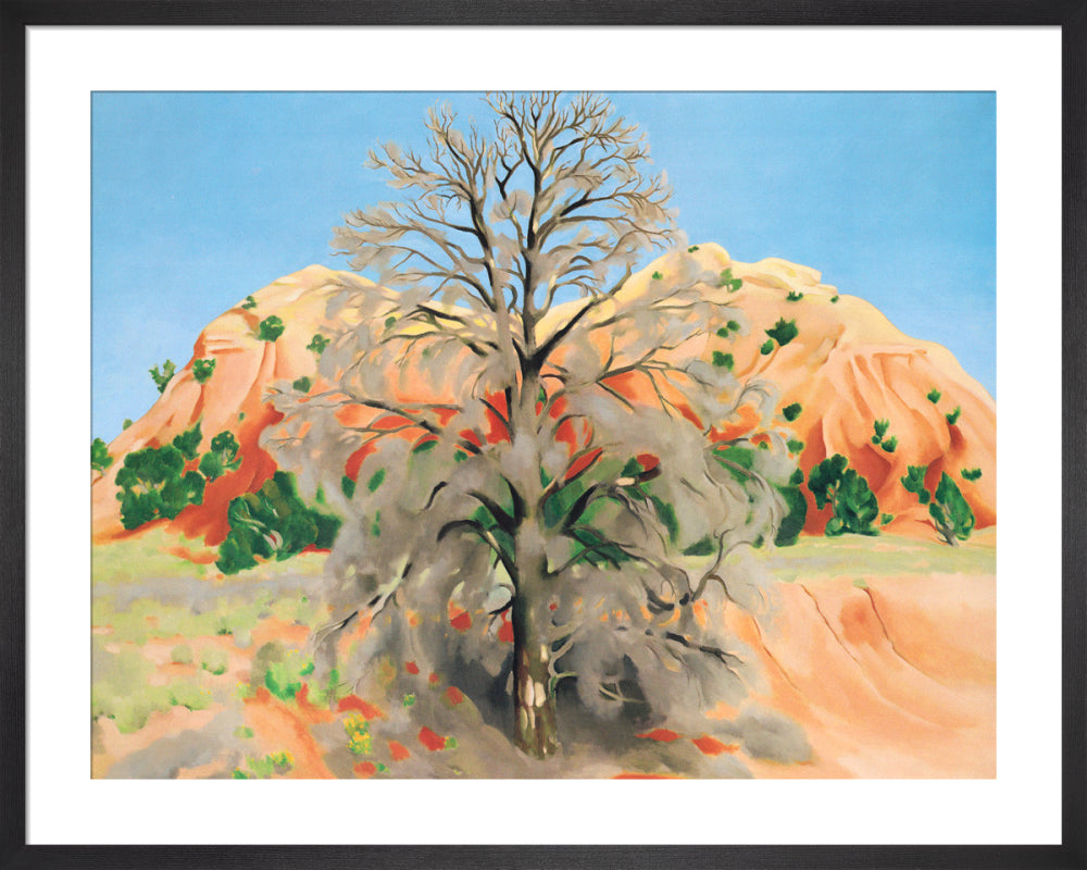 Georgia O'Keeffe - Dead Tree with Pink Hill