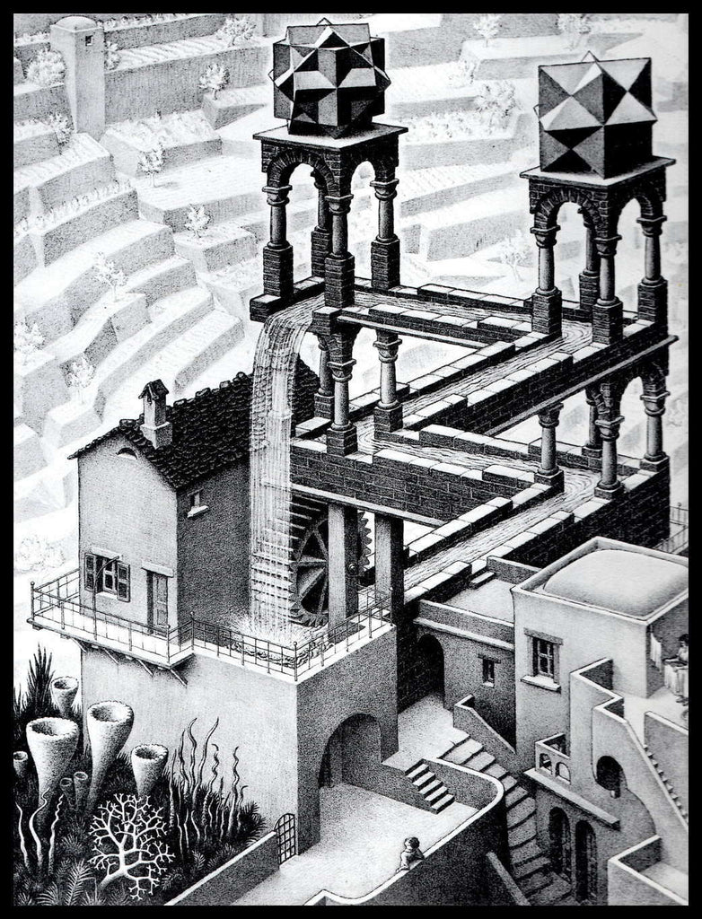 M.C. Escher - Relativity, 1988 - Incurable Collector