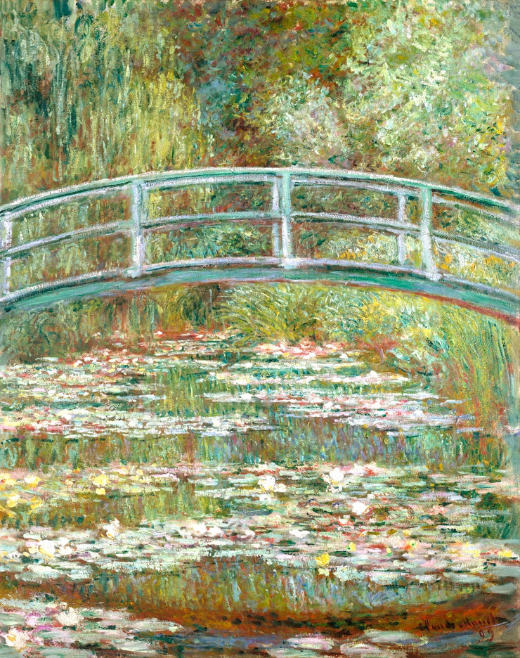 Claude Monet - Bridge over a Pond of Water Lilies
