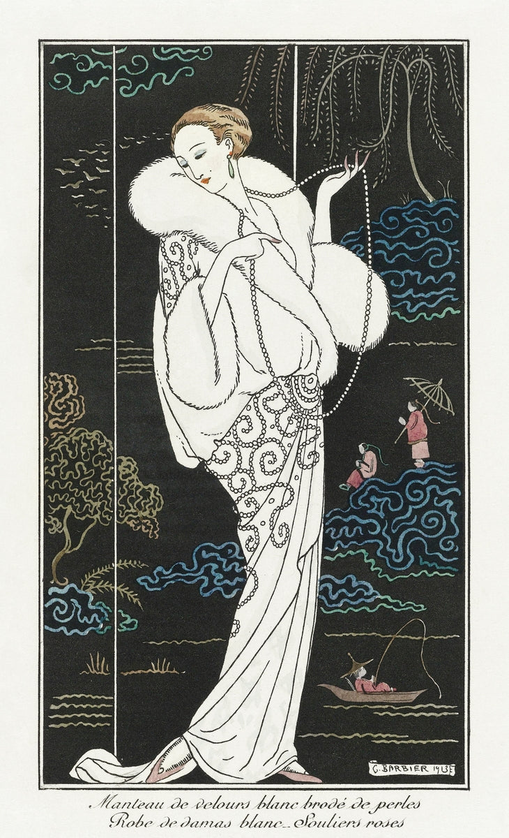 George Barbier - Manteau de Velour