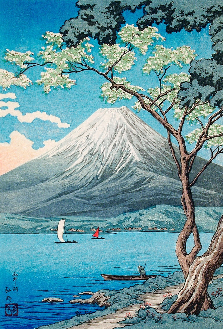 Takahashi Hiroaki - Mount Fuji from Lake Yamanaka