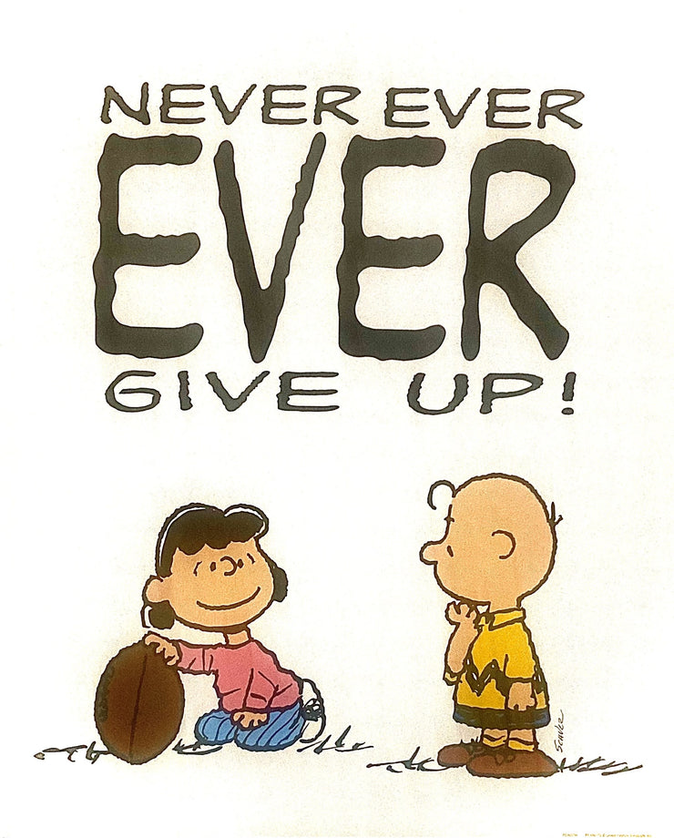 Shulz, Charles M. (Peanuts) - Never Give Up