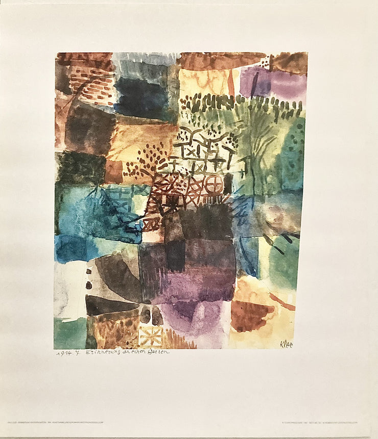 Klee, Paul - Erinnerung an Einer Garten