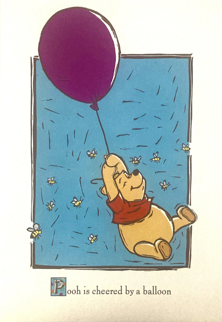Disney - Pooh is Cheered by a Balloon