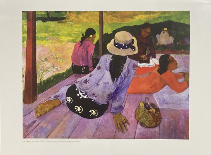 Gauguin, Paul - The Siesta, 1891 (description)