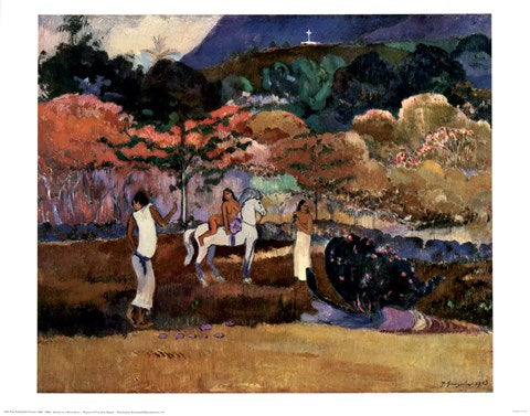 Gauguin - Women and a White Horse