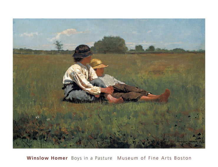 Homer Winslow -  Boys In a Pasture, 1874