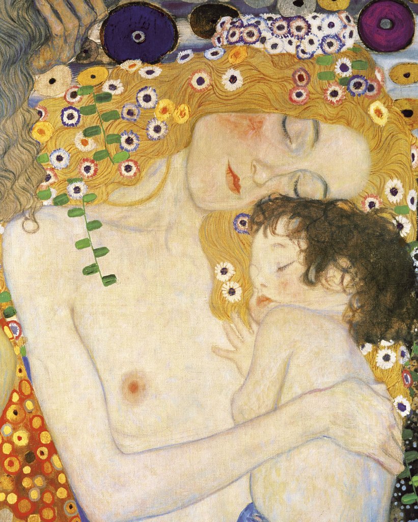 Gustav Klimt - Mother and Child (detail from The Three Ages of Woman), c. 1905