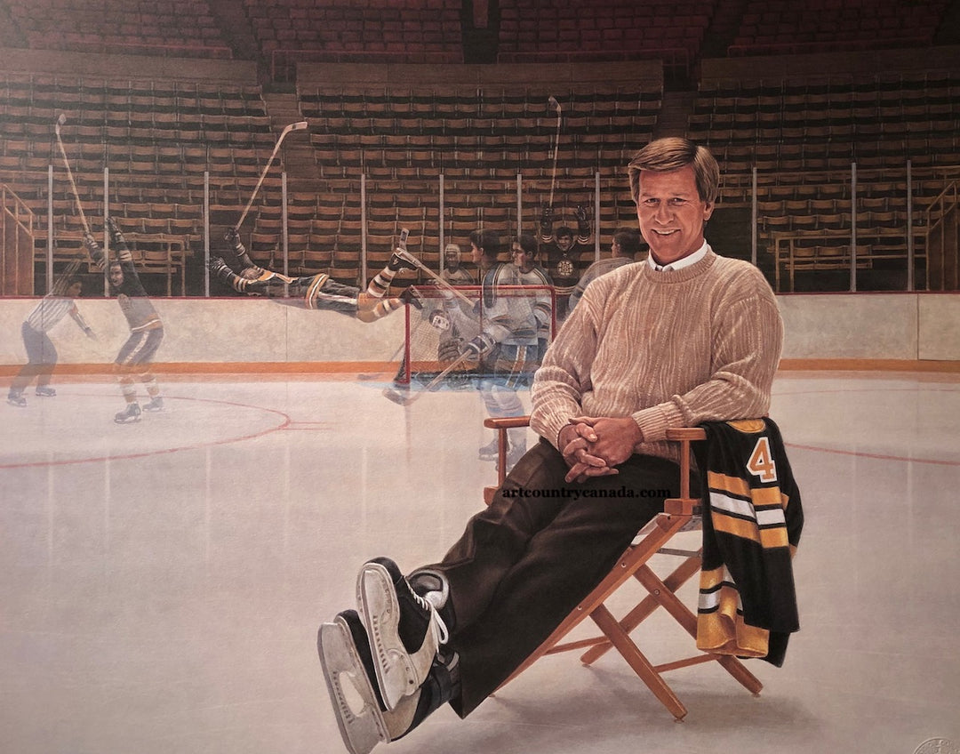 "Ken Danby limited edition print 'Bobby Orr - Garden of Dreams,' signed by both Ken Danby and Bobby Orr, edition of 4444, 22x28 inch image"