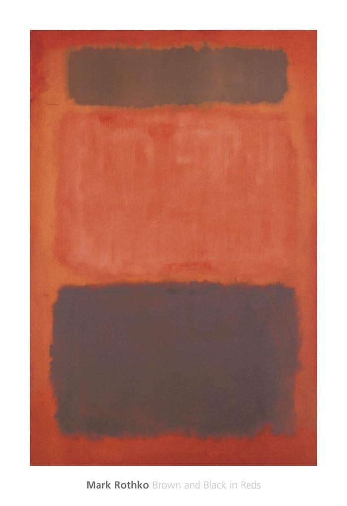 Mark Rothko - Brown and Black in Reds, 1957