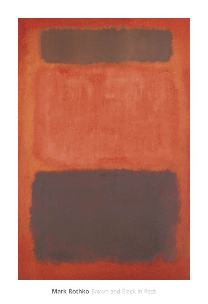 Mark Rothko Brown Mark Rothko - Brown and Black in Reds, 1957 - Incurable Collector