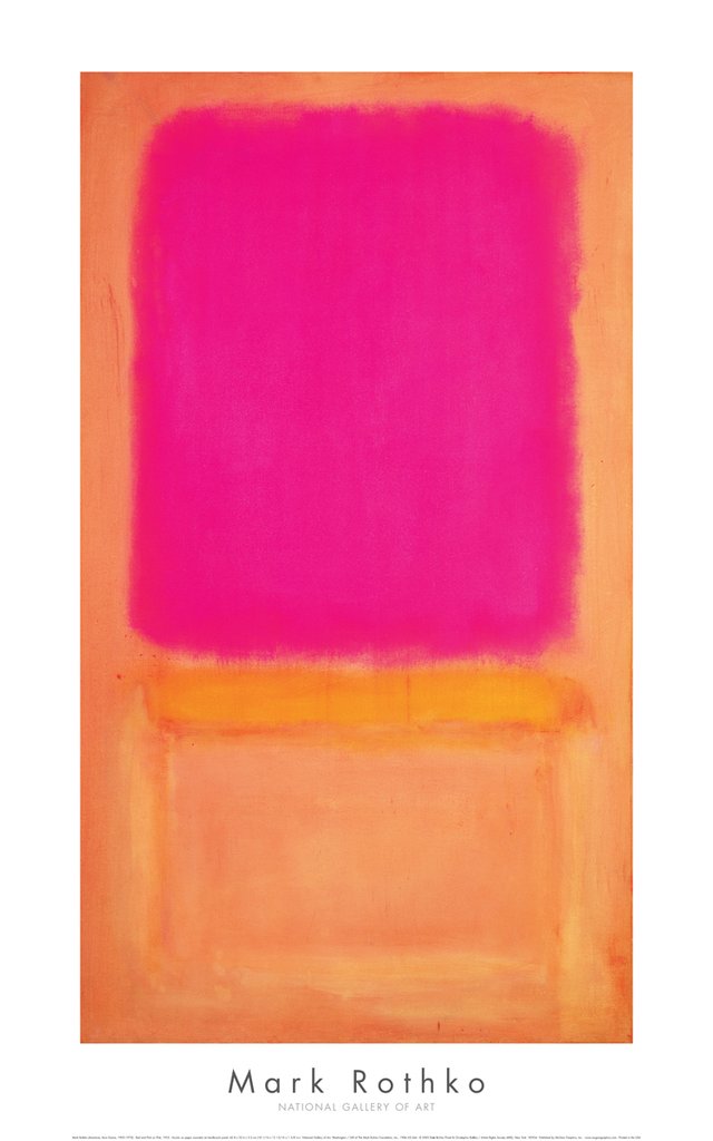 Magenta over orange line and square on orange background.Magenta over tangerine line and square on orange background.