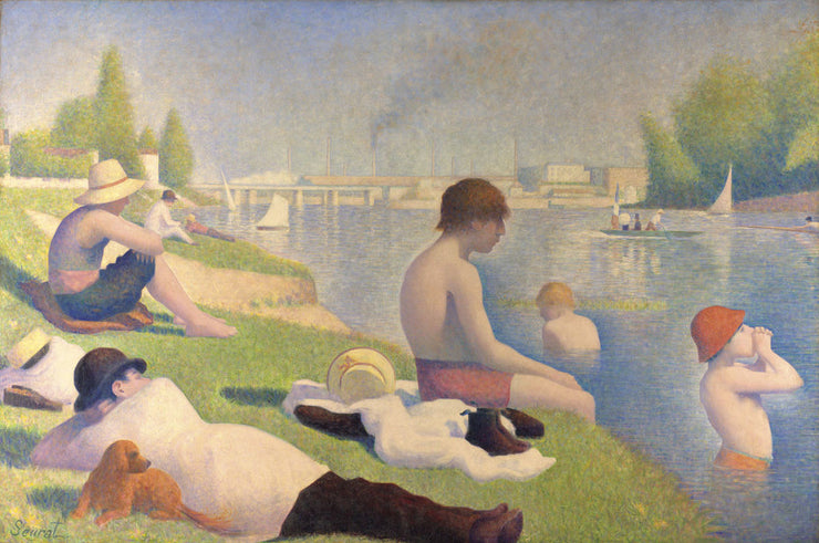 Seurat - Bathers at Asnieres, 1884