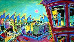 R.J. Hohimer - Rooftop Romance (Canvas, Ltd. Edt)