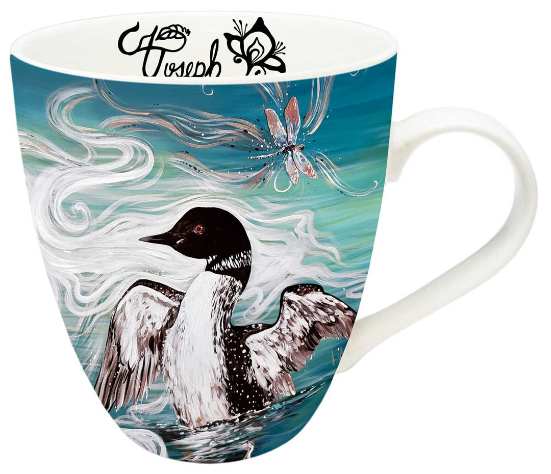 Carla Joseph - Loon with Dragonfly [Mug]